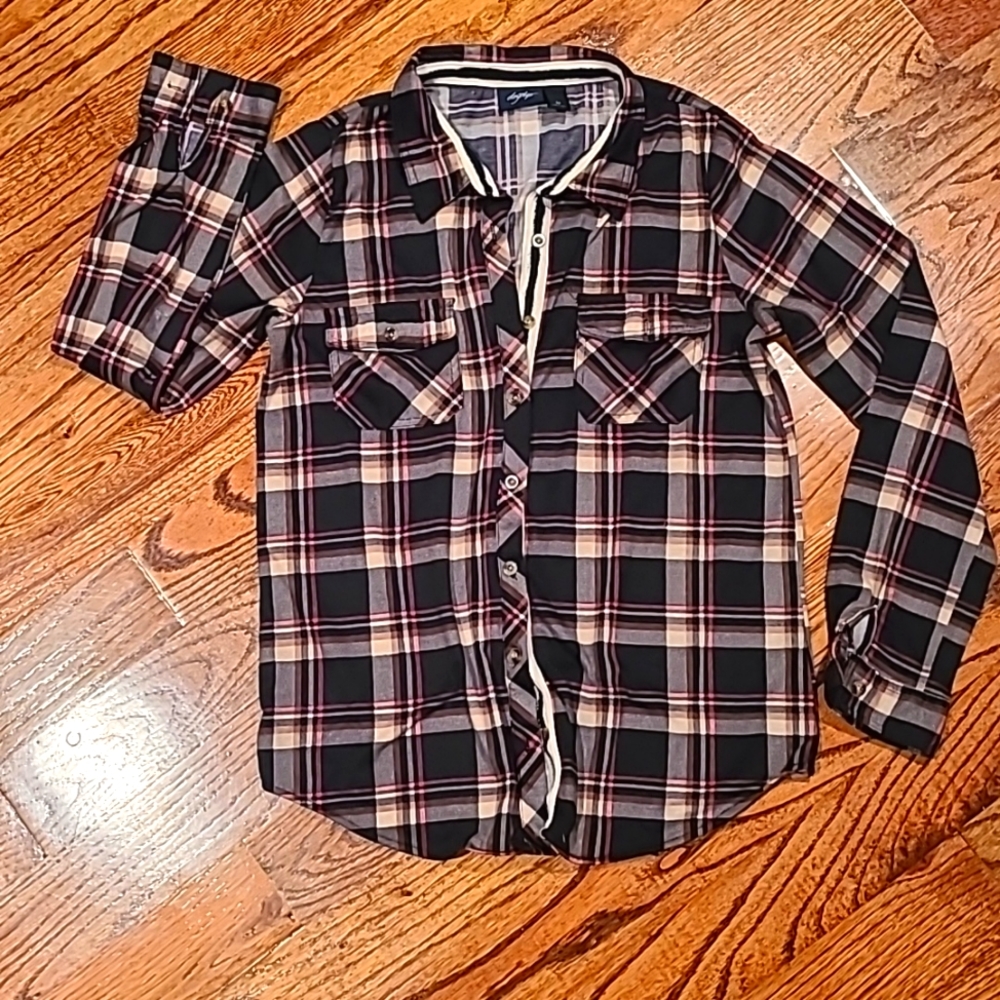 Womens flannel button up